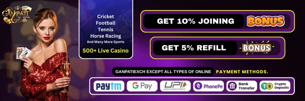 explore 500+ live casino games with ganpatiexch